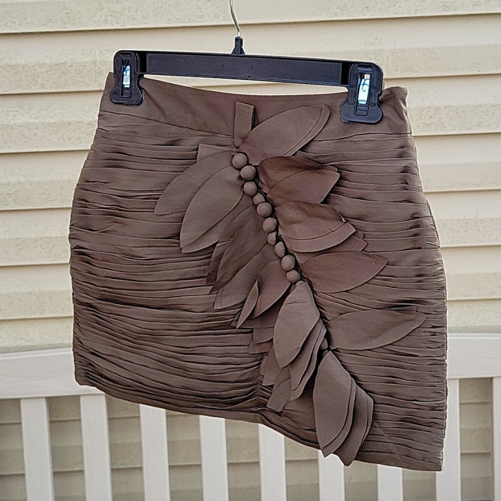 Olive Green Mini Skirt Size XS